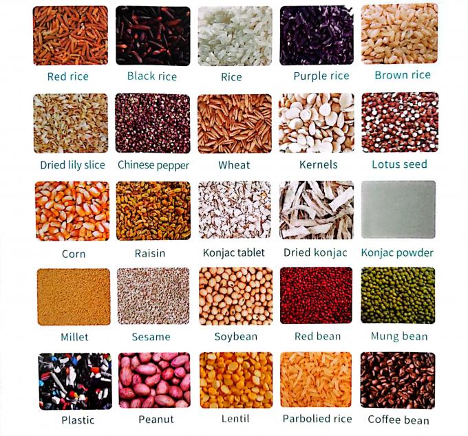 Parboiled Rice Color Sorter 7 Chutes 448 Channels Color Separator Machine