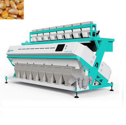 11T/H-19T/H Pecan Sorting Machine 12 Chutes 768 channels For White Rice Processing