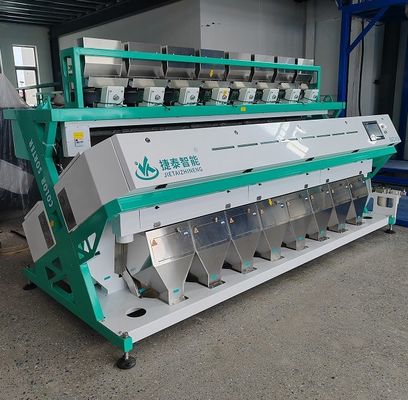 Intelligent CCD Grain sorter Machine 99.99% Accuracy Green White Color