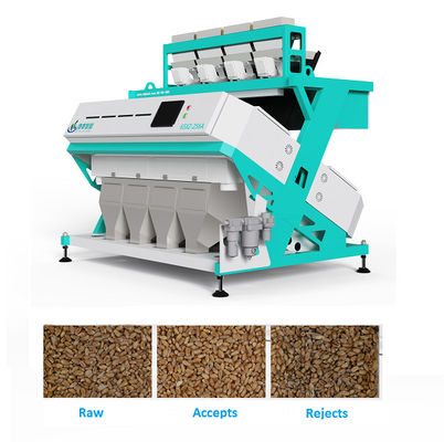 4 Chutes 256 Channels Grain Color Sorting Machine For Wheat / Corn