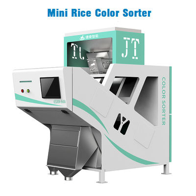 Mini Optical CCD Rice Color Sorter Machine 1 Chute 64 Channels