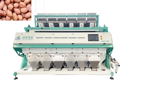 6 Chutes 384 Channels Peanut Color Sorter Machine For Cashew Nut Sorting