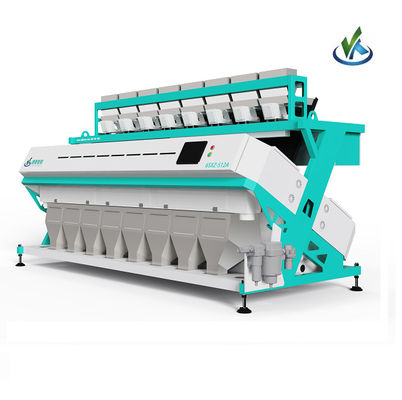 RGB CCD 8 Chutes Peanut Color Sorter Machinery Multifunctional