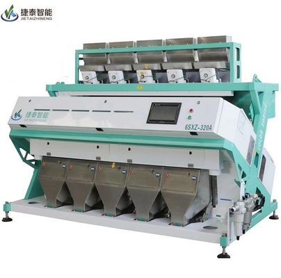 Blue Wheat Color Sorter Machine 5 Chutes 320 Channels Cereal Sorter