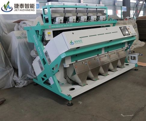 Blue Wheat Color Sorter Machine 5 Chutes 320 Channels Cereal Sorter