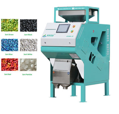 LED Light Industrial CCD Plastic Color Sorting Machine High Precision