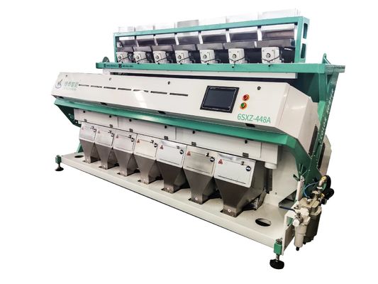 7 Chutes Rice Sorting Machine 220V Mini Rice Color Sorter Machinery