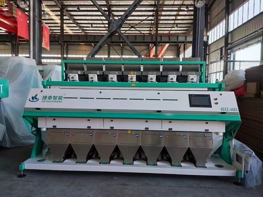 7 Chutes Rice Sorting Machine 220V Mini Rice Color Sorter Machinery