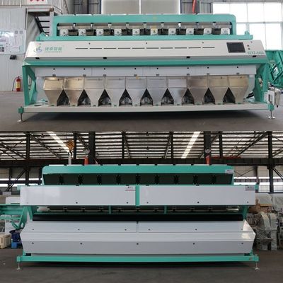 CCD 10 Chutes Optical Color Sorter Machine For Cereals Nuts Beans