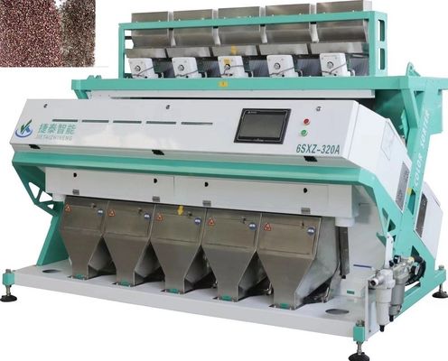 Vibrated 5 Chutes 320 Channels Spices Color Sorter Rice Colour Sorter Machine