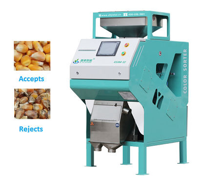 LED Light Intelligent Corn Color Sorter Multi Usage Cereal Color Sorter
