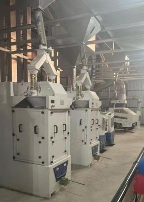 Industrial Rice Milling Machine , Paddy Rice Processing Equipment