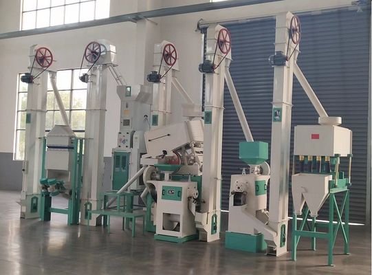 Fully Automatic Rice Milling Machines 15-25 Ton Per Day Customized Available