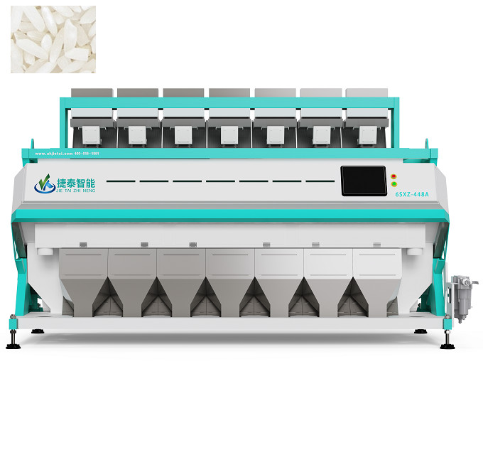Multi Purpose Optical Rice Color Sorter Machine 7 Chutes Rice ...