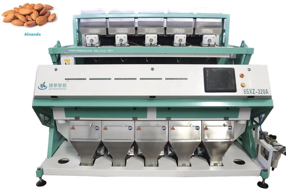 CCD Camera Walnut Kernel Nuts Color Sorter Bean Sorting Machine