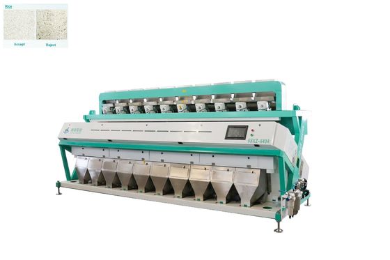 JIETAI HD Rice Color Sorter Machine For Raw Material Sorting 6KW